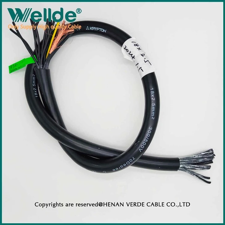 18 Core Copper 2.5 Mm2 Control Cable